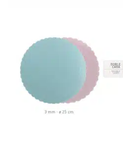 Alternative view of Dekora Cake Board dubbelzijdig roze/blauw 25 cm