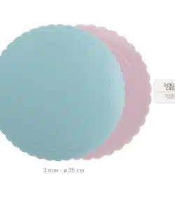 Alternative view of Dekora Cake Board dubbelzijdig roze/blauw 35 cm