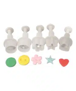 Cake Star Mini Plunger Cutter Set - 5 Pieces