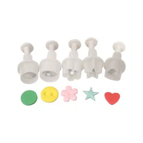 Cake star mini plunger cutter set - 5 pieces