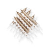 Anniversary house candles metallic star mix gold with holders pk/12 bij cake, bake & love 1