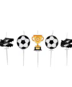 Anniversary House Candles Football pk/5