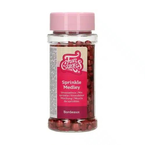 Funcakes sprinkle medley bordeaux 60 g