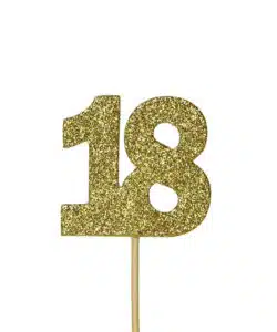 Anniversary House Cupcake Topper glitter 18 pk/12
