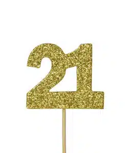 Anniversary House Cupcake Topper glitter 21 pk/12
