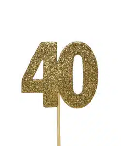 Anniversary House Cupcake Topper glitter 40 pk/12
