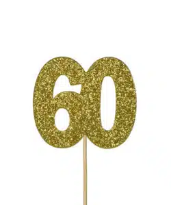 Anniversary House Cupcake Topper glitter 60 pk/12