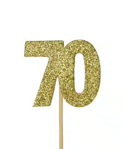 Anniversary House Cupcake Topper glitter 70 pk/12