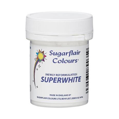 Sugarflair superwhite icing whitener 20g bij cake, bake & love 5