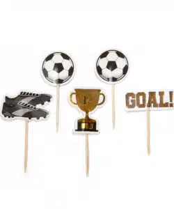 Anniversary House Cupcake Topper Football pk/12