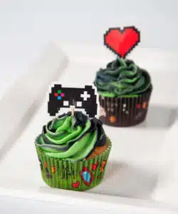 Alternative view of Anniversary House Cupcake Topper Gaming Party pk/12