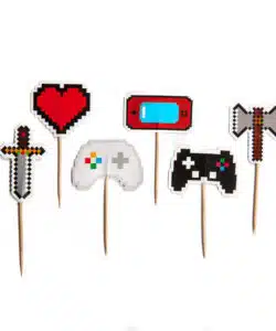Anniversary House Cupcake Topper Gaming Party pk/12