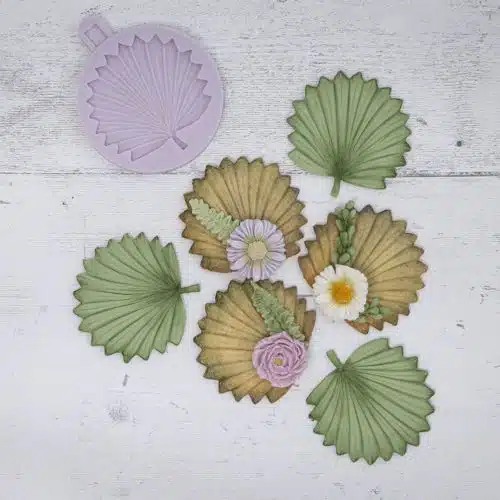 Karen davies silicone mould - fan palm leaf mould