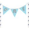 Anniversary house cake topper bunting one blue bij cake, bake & love 1