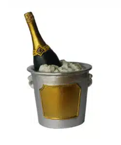 Anniversary House Cake Topper Champaign Ice Bucket