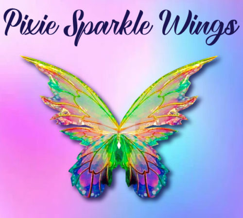 Crystal candy edible wings - pixie sparkle bij cake, bake & love 5