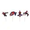 Spiderman cupcake prikkers 24 stuks bij cake, bake & love 3