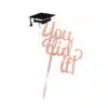 Caketopper you did it! Roze bij cake, bake & love 1