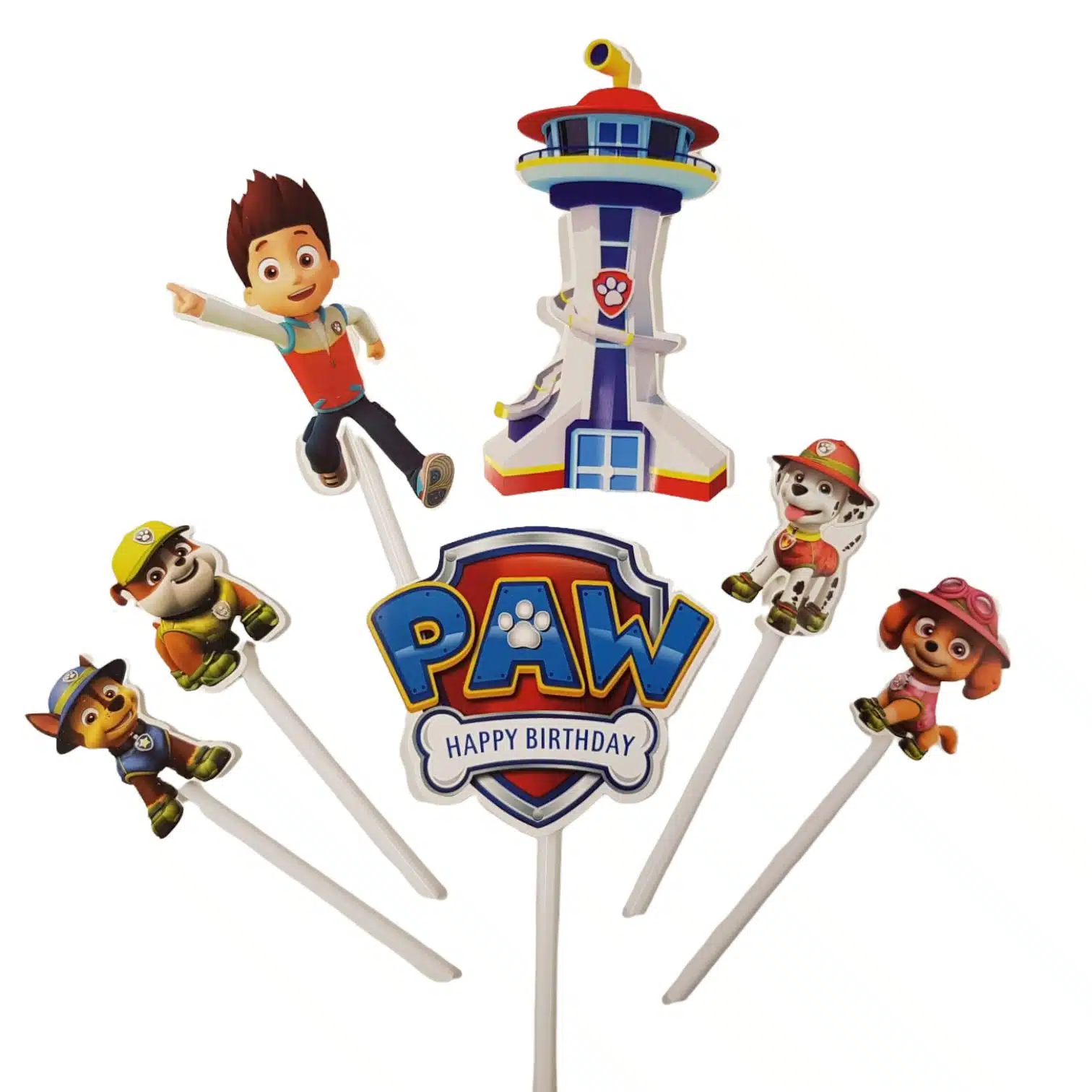 Paw patrol taarttopper set 7 bij cake, bake & love 5 Paw patrol taarttopper set 7