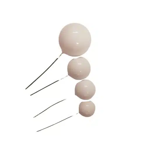 Cake bubbles white set 4