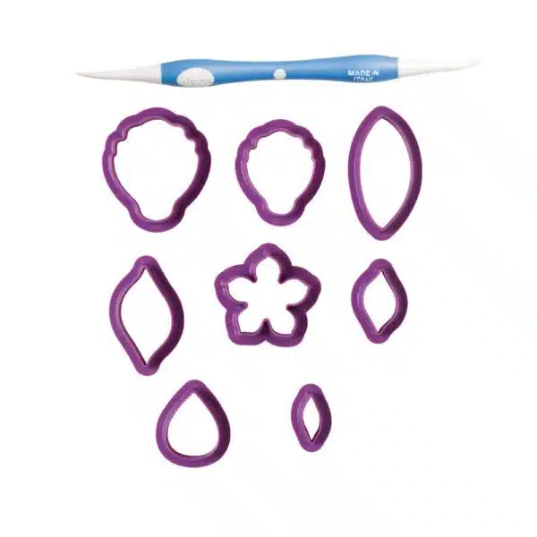 Decora winter flowers cutter set 9 bij cake, bake & love 7 Decora winter flowers cutter set 9 - afbeelding 3
