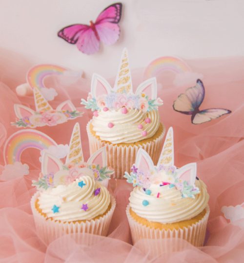 Crystal candy edible decorations - unicorn toppers bij cake, bake & love 6