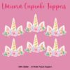Crystal candy edible decorations - unicorn toppers bij cake, bake & love 3