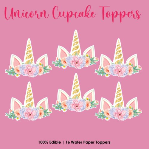 Crystal candy edible decorations - unicorn toppers bij cake, bake & love 5