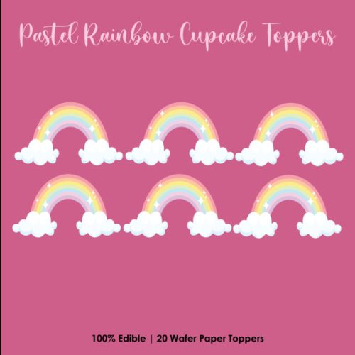 Crystal candy edible decorations - rainbow toppers bij cake, bake & love 5