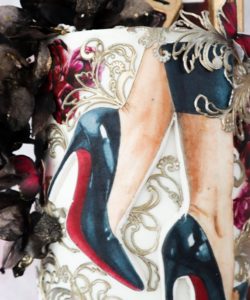 Crystal candy edible decorations - business fashion heels kit bij cake, bake & love 13
