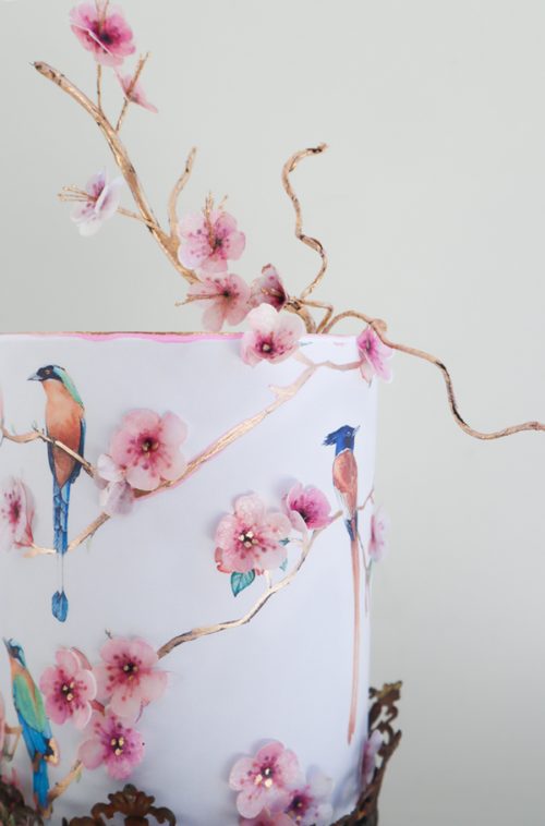 Crystal candy edible flowers kit - cherry blossom bij cake, bake & love 5