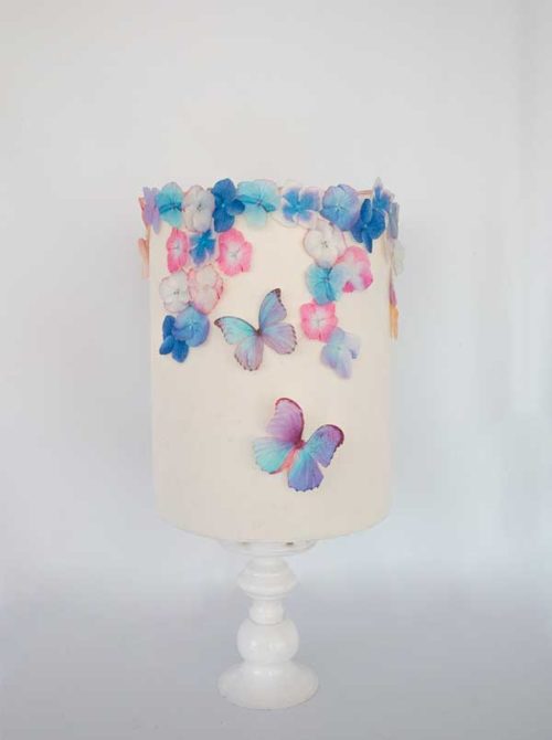 Crystal candy edible flowers kit - hydreangea bij cake, bake & love 7
