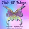 Crystal candy edible wings - pixie silk medium bij cake, bake & love 1