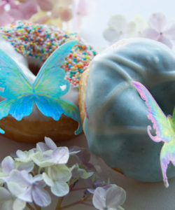 Crystal candy edible wings - pixie silk large bij cake, bake & love 15