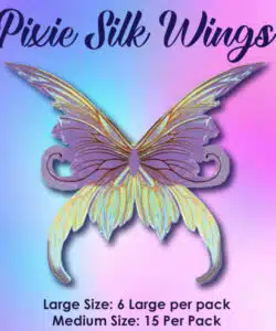 Crystal Candy Edible Wings - Pixie Silk Medium