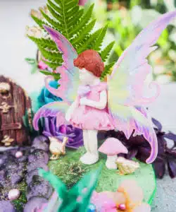 Crystal candy edible wings - pixie silk large bij cake, bake & love 13