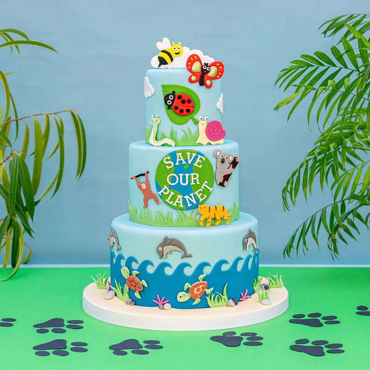 Fmm save our planet tappit cutter bij cake, bake & love 6 Fmm save our planet tappit cutter - afbeelding 2