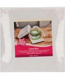FunCakes Taartdoos Wit 20x20x15 cm pk/1