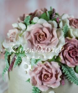 Karen davies siliconen mould - large rose bij cake, bake & love 13