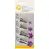 Wilton decorating tip set flowers #109, #129, #190, #225 bij cake, bake & love 1