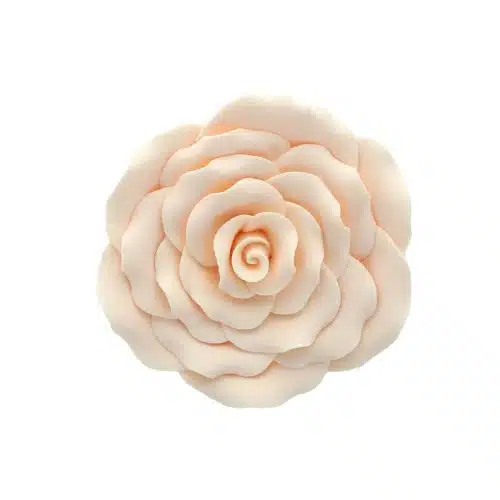 Gumpaste rose ivory 10 cm