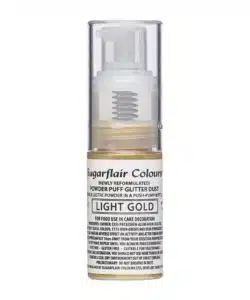 Sugarflair Pump Spray Glitter Dust -Light Gold-