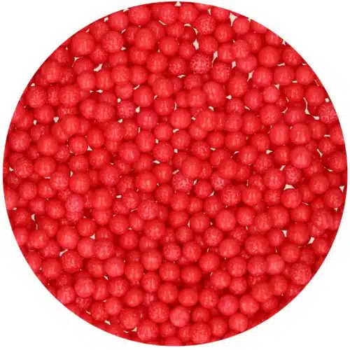 Funcakes zachte parels medium rood 80 g - afbeelding 2