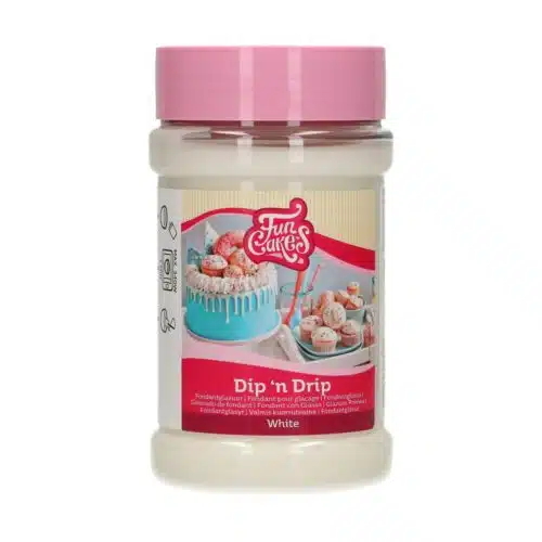 Funcakes dip 'n drip wit 375 g