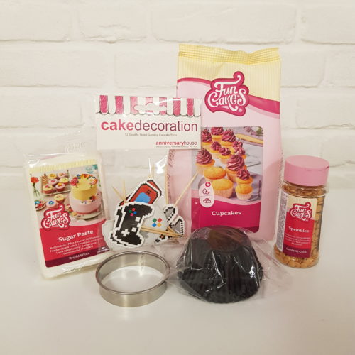 Gaming cupcake pakket bij cake, bake & love 5