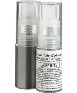 Sugarflair Pump Spray Glitter Dust -Graphite-