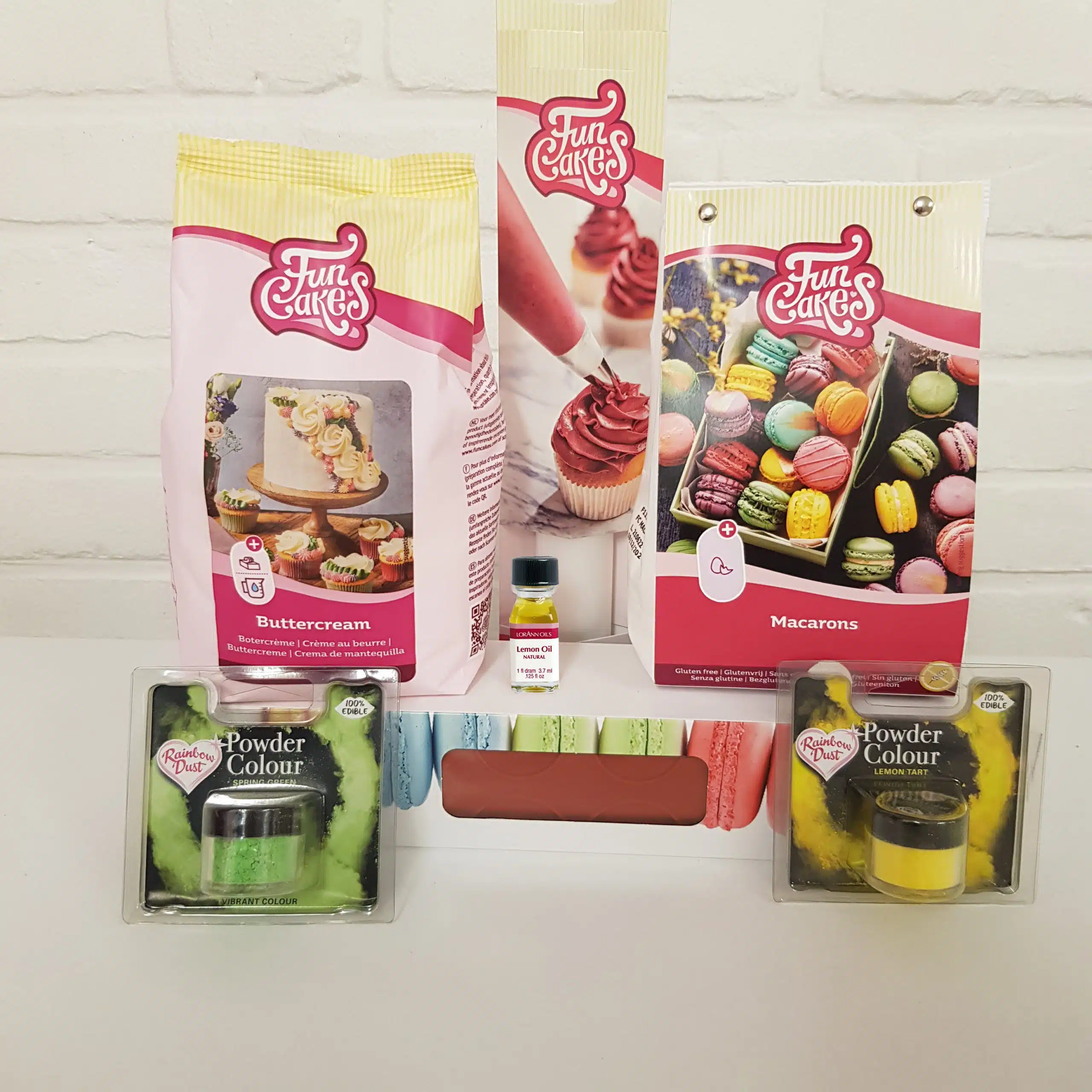 Macaron starterspakket lemon bij cake, bake & love 5 Macaron starterspakket lemon