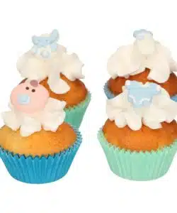 Funcakes suikerdecoratie baby blauw set/12 bij cake, bake & love 10
