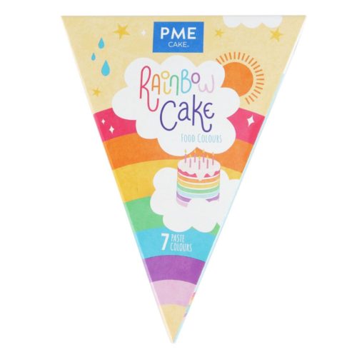 Pme rainbow cake food colours kit bij cake, bake & love 5