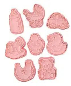 Babyshower uitsteker set 8